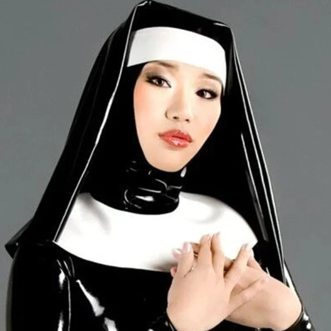 Latex Nun Headgear - Set of 2