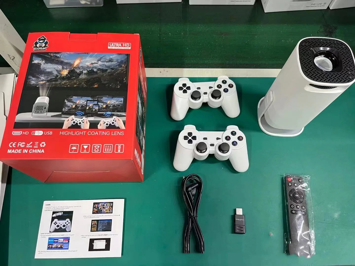 Gamer's Mobile Theater Projector