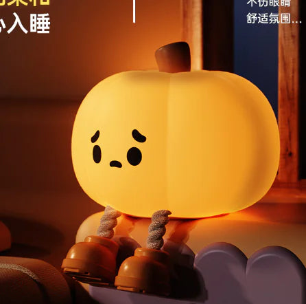 Halloween Pumpkin Night Light with Phone Stand (One)