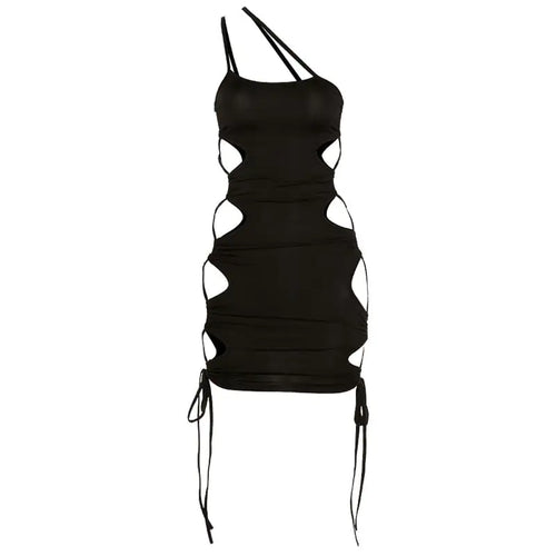 Summer Women's Cutout Drawstring Bodysuit