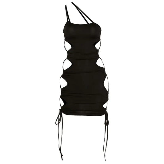 Summer Women's Cutout Drawstring Bodysuit