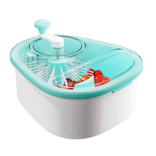 JOYMOOP Fruit Cleaner Spinner JOYLOOP Large Fruit Washer Spinner Fruit Cleaner Spinner with Fruit Washer Bowl Vegetable Fruit Spinner WasherFruit and Vegetable Scrubber