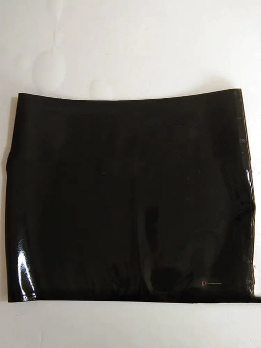 Latex Ultra Short Hip Wrap Skirt, 27-30 cm Length