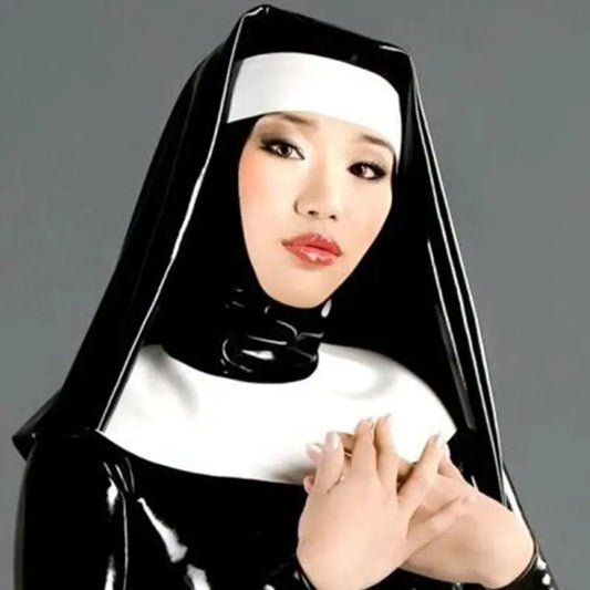 Latex Nun Headgear - Set of 2