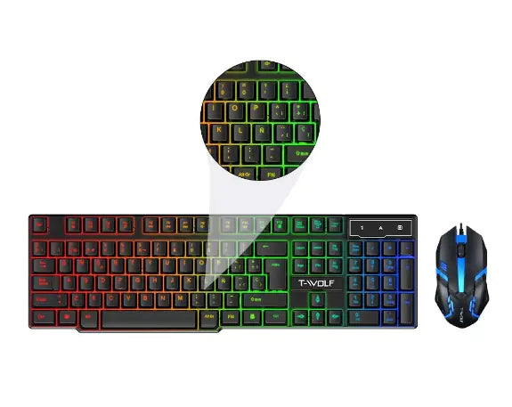 RGB Mechanical Gaming Keyboard with 104 Anti-Ghosting Keys
